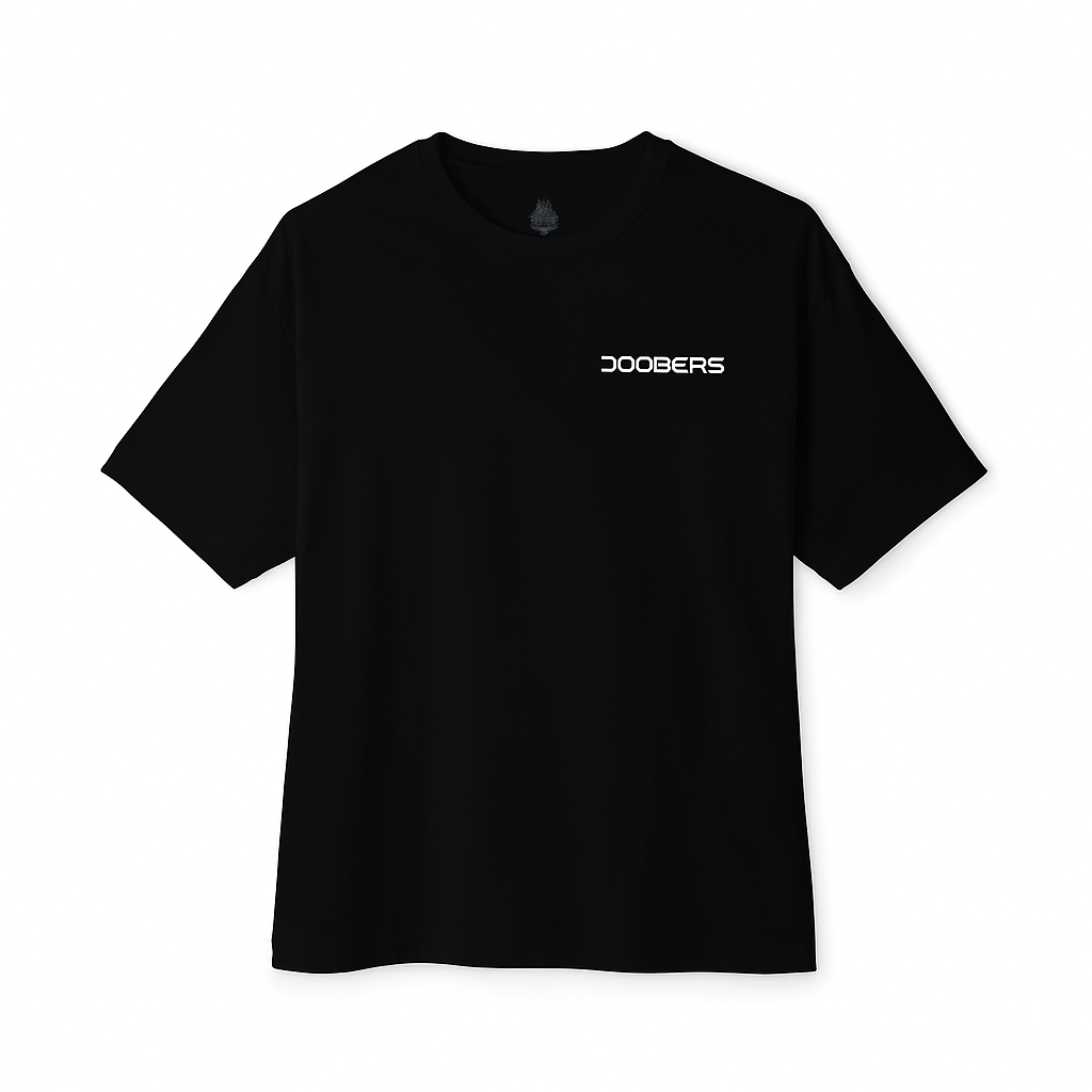 DOOBERS OVERSIZED TEE - BLACK